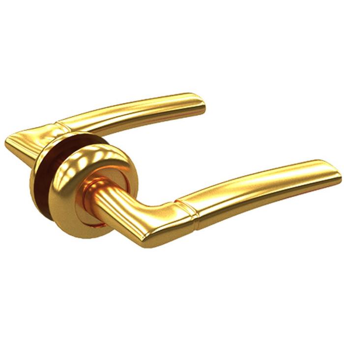 комплект дверных ручек zy 508 gp soller цвет золото Комплект дверных ручек ZY-502 PB SOLLER, цвет золото