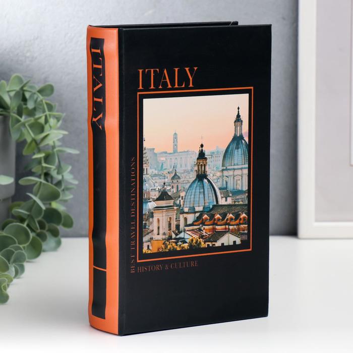 

Сейф-книга дерево кожзам "Италия. История и культура" 21х13х5 см