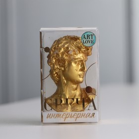 

УЦЕНКА Интерьерная свеча «Давид», золотая
