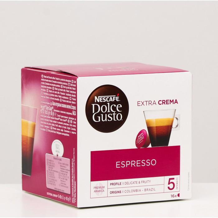 Кофе в капсулах NESCAFÉ Dolce Gusto extra crem,  16 капсул, 88 г