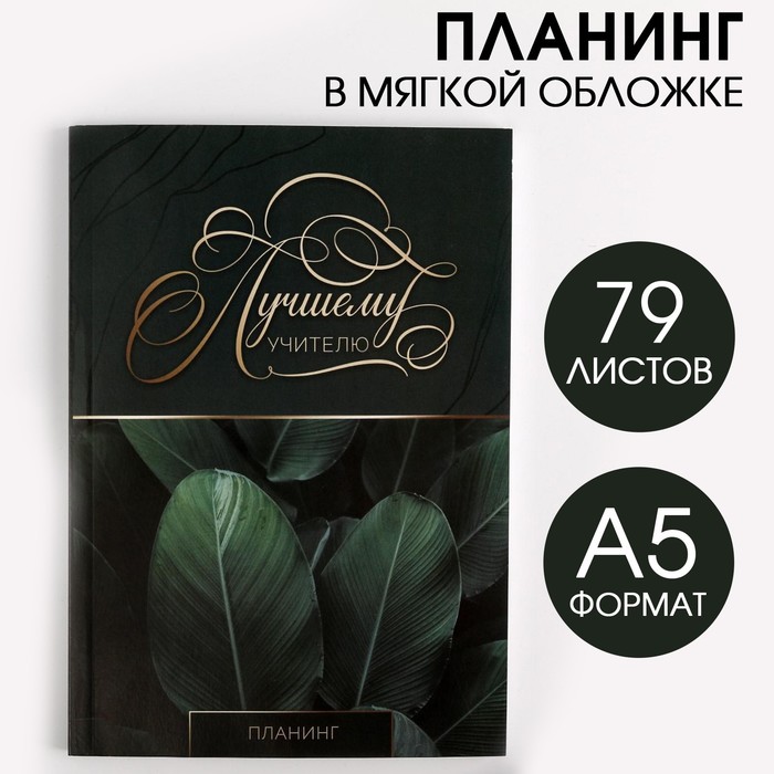 

Планинг «Лучшему учителю», в мягкой обложке, А5, 79 листов
