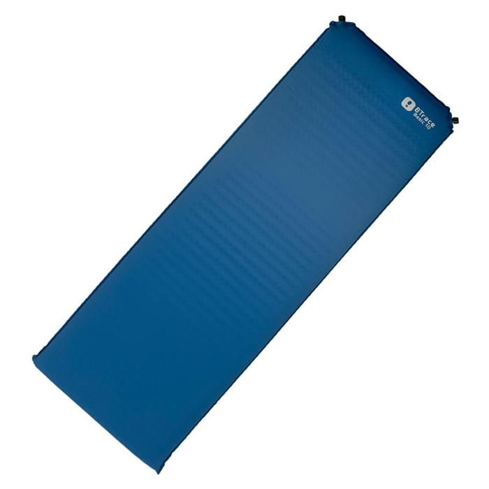 ковер самонадувающийся btrace basic 5 192х66х5 см зеленый Ковер самонадувающийся BTrace Basic 10,198х63х10 см, цвет синий