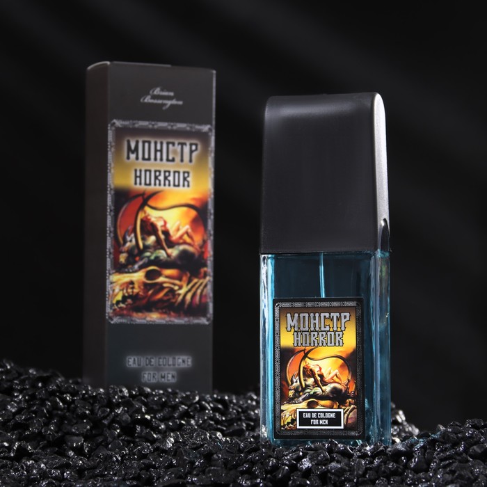 Одеколон мужской МОНСТР HORROR, 100 мл одеколон мужской монстр dark 100 мл positive parfum 7097941