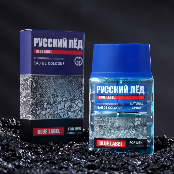 

Одеколон мужской РУССКИЙ ЛЁД BLUE LABEL, 60 мл