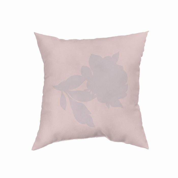 Подушка декоративная «Райский сад», размер 40х40 см, цвет розовый