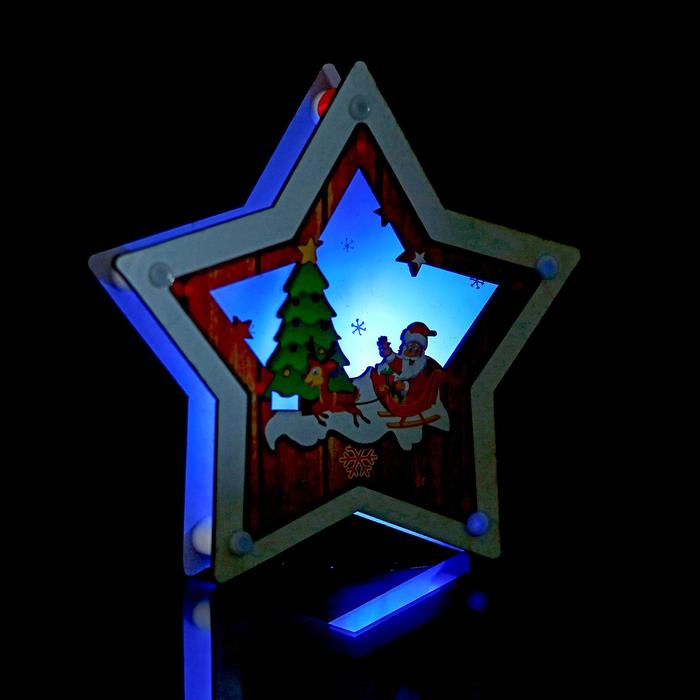 Световой декор на подвеске «Звезда» 18×18×2 см