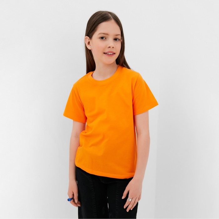 Футболка детская, цвет оранжевый, рост 98 см футболка детская цвет оранжевый рост 98 см