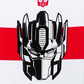 

Футболка детская "Transformers", рост 122-128, белый
