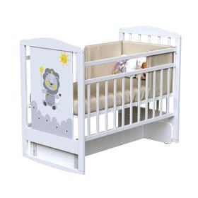 

Кровать детская DREAM - HAPPY LION поперечный маятник (Bianco)