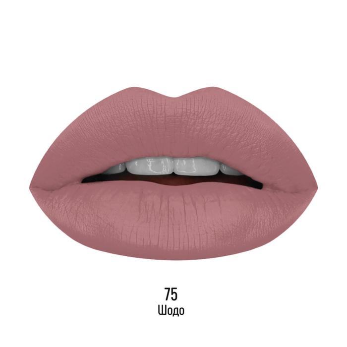 

Помада губная Estrâde MATTE MACAROON, cтойкая, жидкая, тон 75 шодо