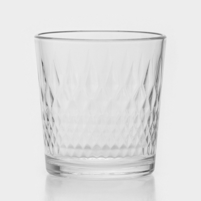 Стакан низкий стеклянный «Ромбы», 250 мл стакан низкий стеклянный кристалл 250 мл