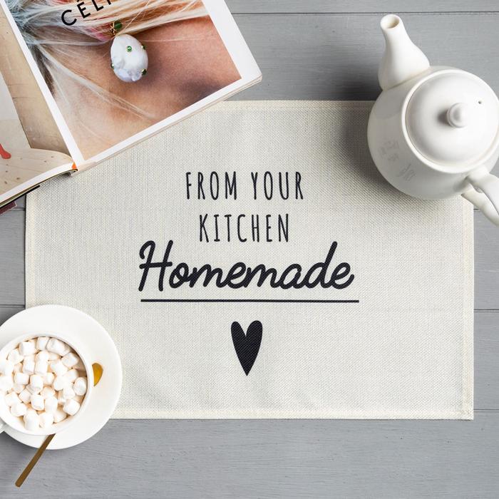 

Салфетка на стол Доляна Homemade, 30х45 см, полиэстер 100%