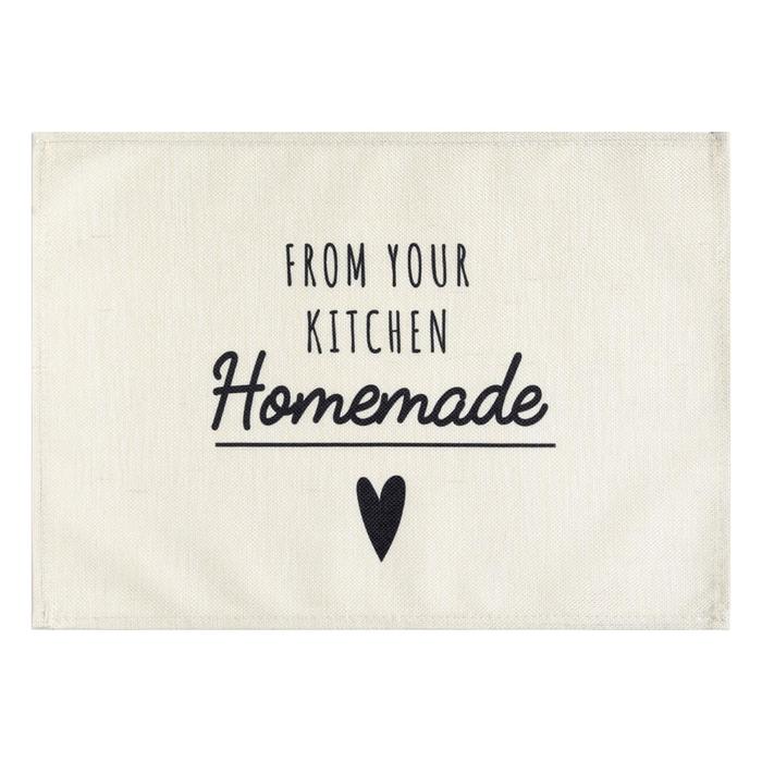 фото Салфетка на стол доляна homemade, 30х45 см, полиэстер 100%