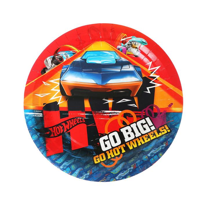 

Тарелка бумажная Hot Wheels, 18 см, набор 6 шт.