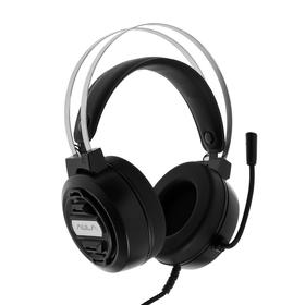 

Наушники AULA S603 USB, игровые, полноразмерные, микрофон, USB, 2.1м, подсветка ,черные