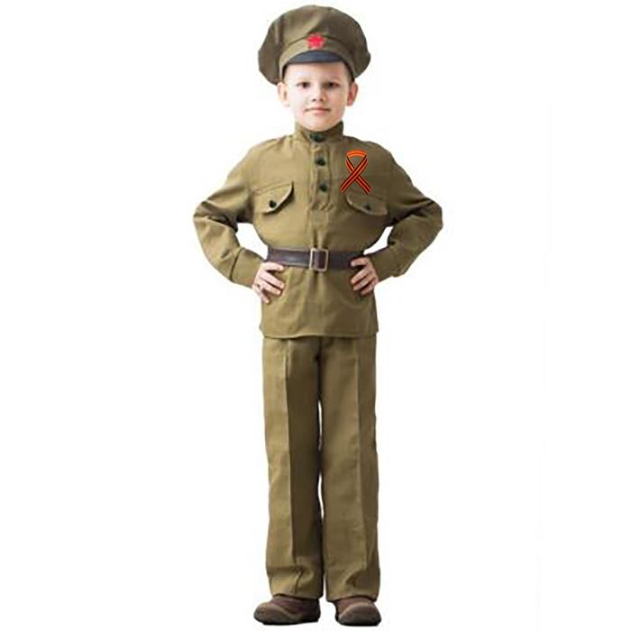 фото Костюм военного "сержант", возраст 8-10 лет, рост 140-152 бока