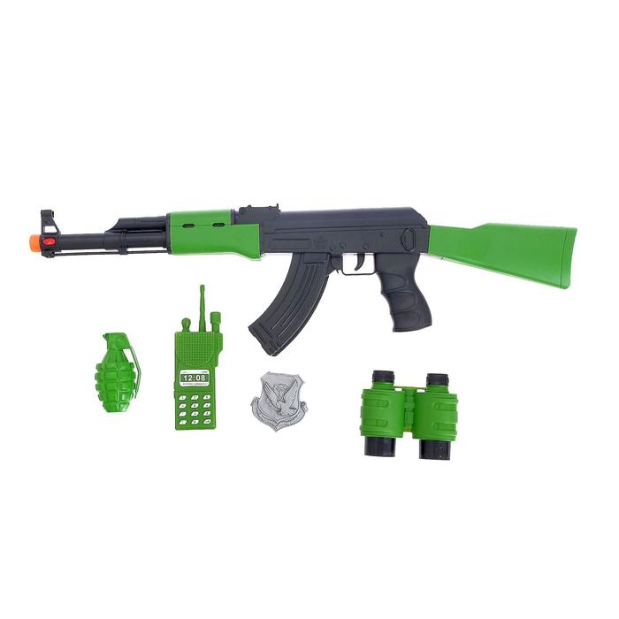 Набор военного «Гром» с АК-47, 5 предметов