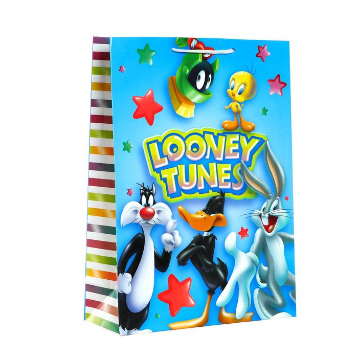 

Пакет подарочный Looney Tunes-2, большой, 250х350х100 мм