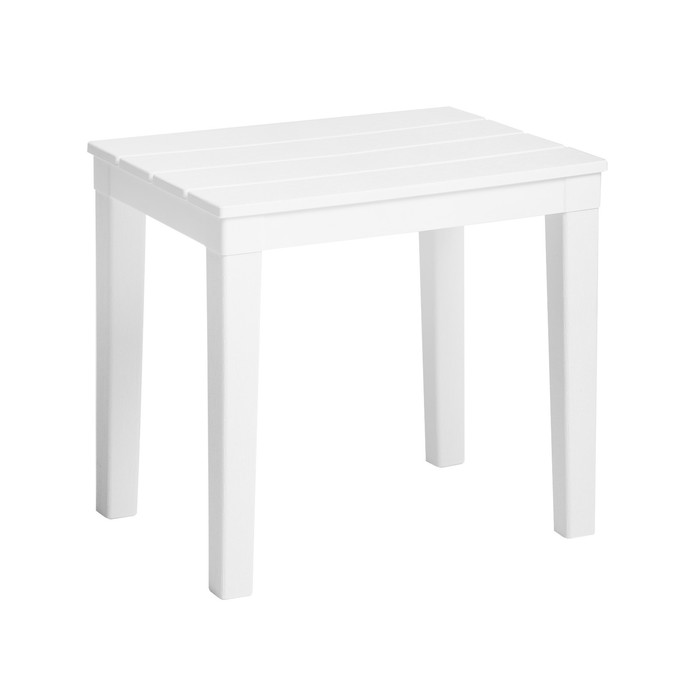 Столик для шезлонга Прованс, белый, 40 х 30 х 37 см