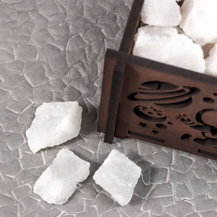 Соляной светильник "Космонавт" E14 15Вт диммер бел. соль 1,8 кг 12х12х15 см 7042901