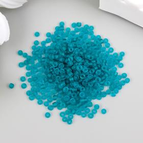 

Бисер круглый "Frosted" 2 мм, 60 гр, бирюзовый №21