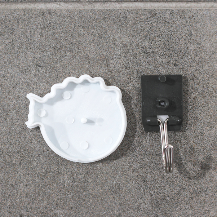 Набор крючков на липучке "Рыбки", 3 шт, цвет МИКС