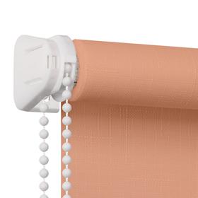 

Штора рулонная Shantung, 40х150 см, цвет персиковый