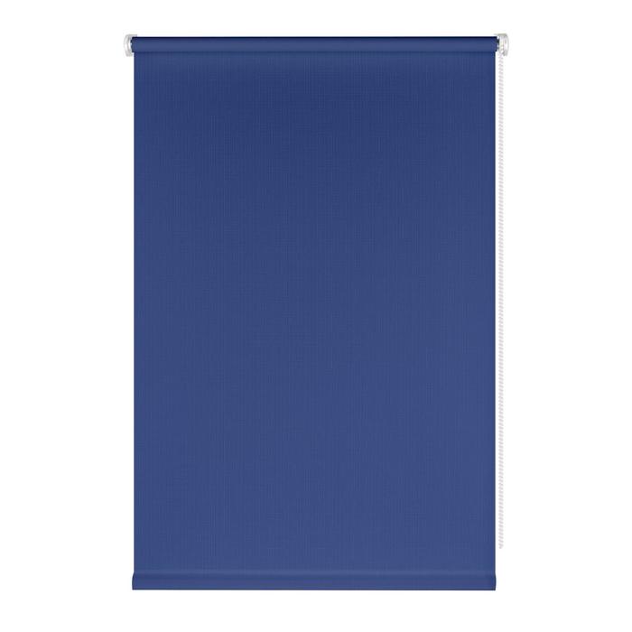 фото Штора рулонная shantung, 100х150 см, цвет синий prakto