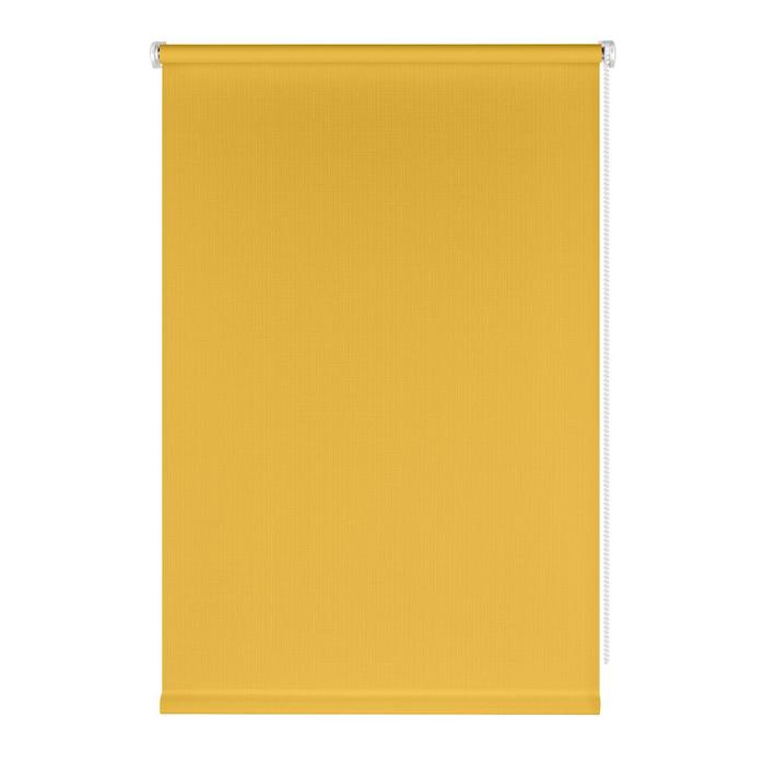 фото Штора рулонная shantung, 100х150 см, цвет жёлтый prakto