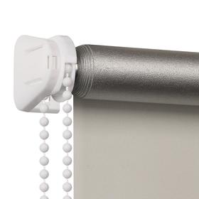 

Штора рулонная Blackout Silver, 90х160 см, цвет белый