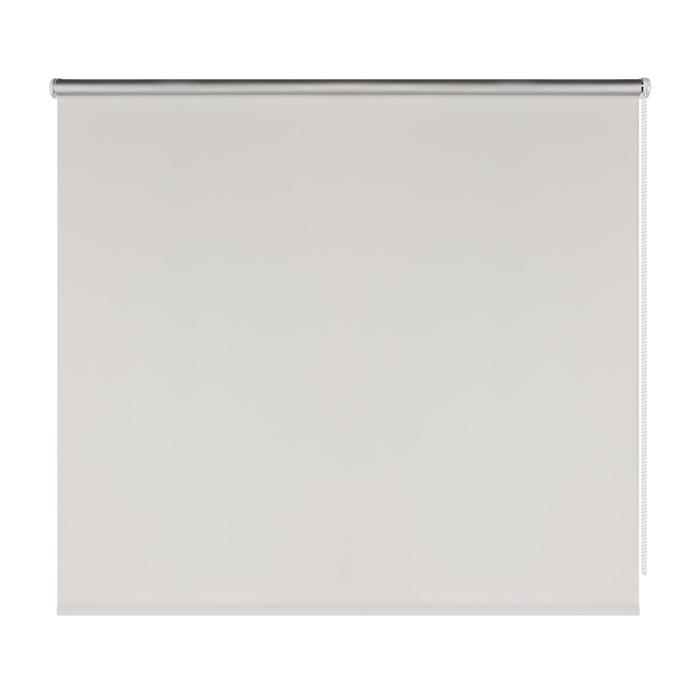 фото Штора рулонная blackout silver, 160х175 см, цвет белый prakto