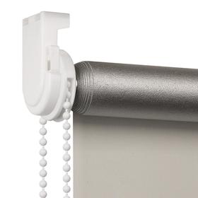 

Штора рулонная Blackout Silver, 200х175 см, цвет белый
