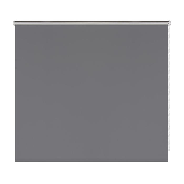 фото Штора рулонная blackout silver, 160х175 см, цвет серый prakto