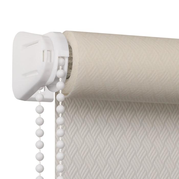 

Штора рулонная Ribbed, 50х160 см, цвет белый