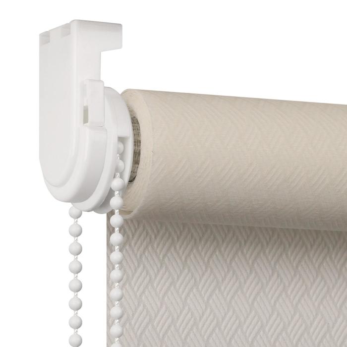 

Штора рулонная Ribbed, 160х175 см, цвет белый