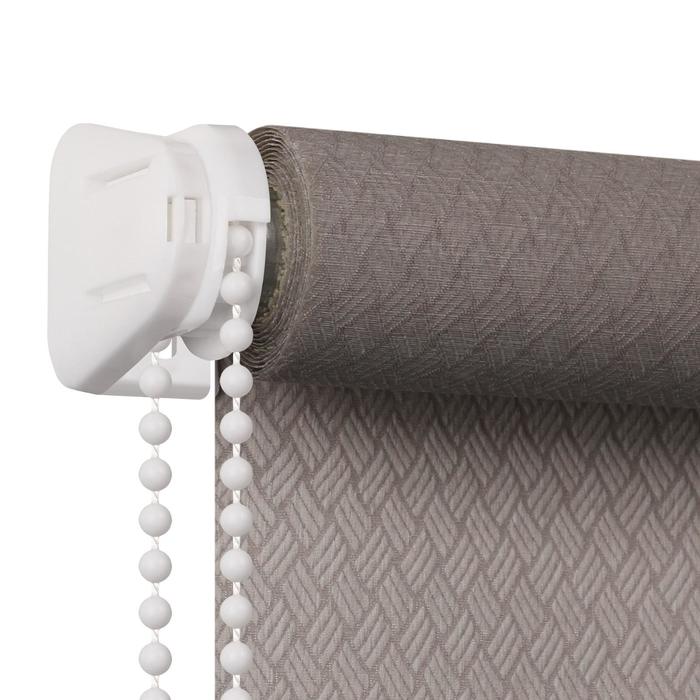 

Штора рулонная Ribbed, 120х160 см, цвет серый