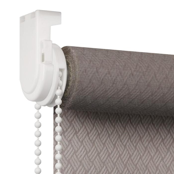 

Штора рулонная Ribbed, 140х175 см, цвет серый