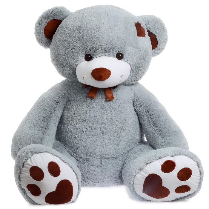 Мягкая игрушка «Медведь Тони», цвет дымчатый, 200 см