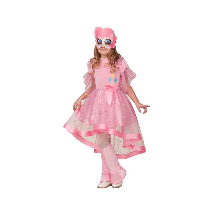 Карнавальный костюм «Пинки Пай», платье, маска, гетры, р. 26, рост 104 см карнавальный костюм тигрёнок накидка с капюшоном маска рост 92 104 см