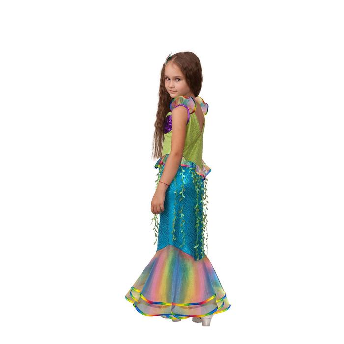 

Карнавальный костюм «Русалка»: платье, заколка, р. 32, рост 128 см