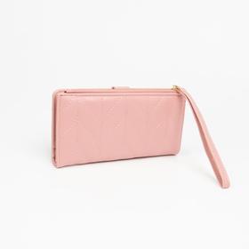 

Кошелёк на кнопке, с ручкой, цвет розовый