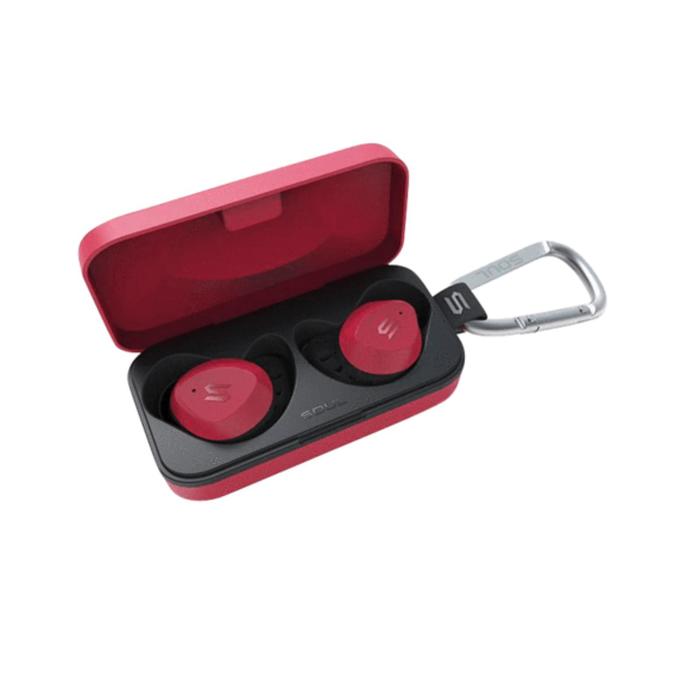 

Наушники SOUL S-FIT, TWS, вакуумные, микрофон, ВТ 5.0, IP67, красные