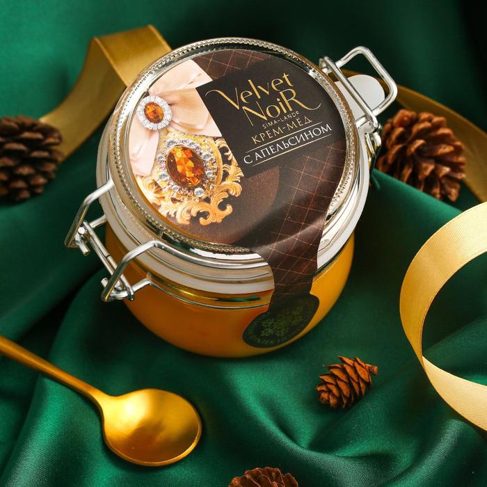 Крем-мёд Velvet Noir, вкус: апельсин, 250 мл.