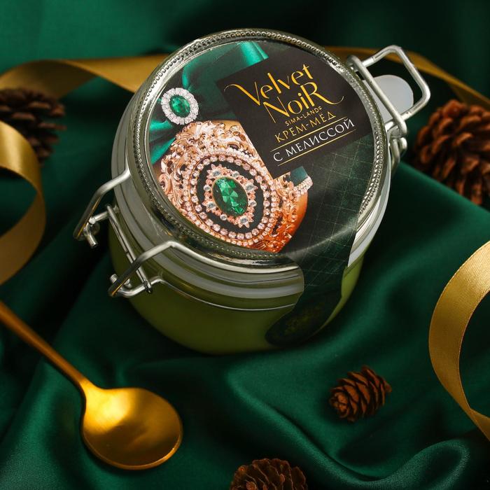 Крем-мёд Velvet Noir, вкус: мелисса, 250 мл.