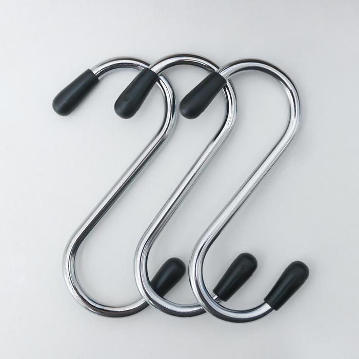 Набор крючков для рейлинга 7 см, 3 шт