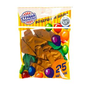 

Шар воздушный 12" «С Новым годом», золото, зелёный 25 шт.