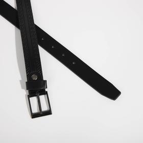 

Ремень, ширина 2,8 см, винт, пряжка металл, цвет чёрный