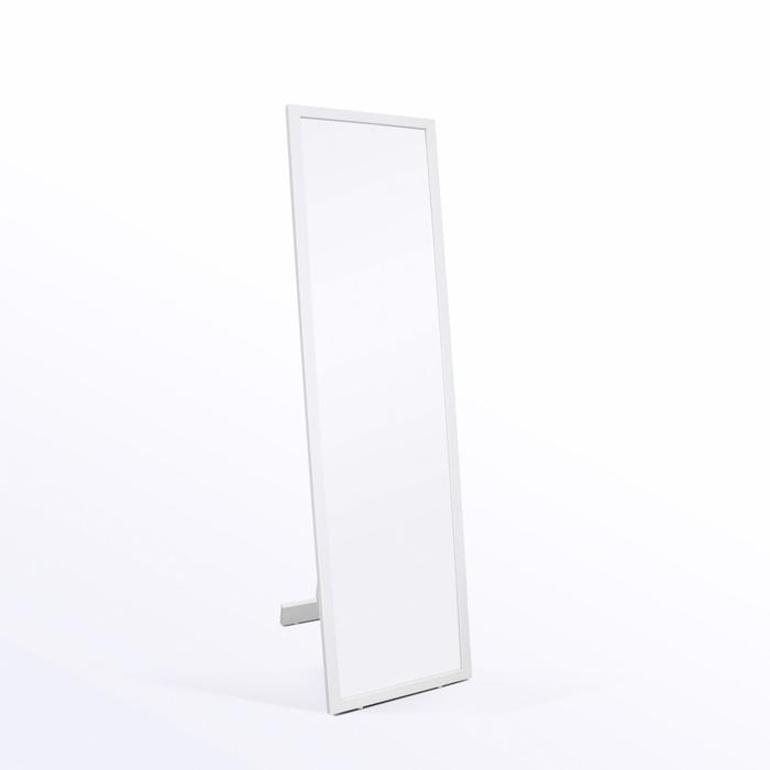 Зеркало "Оливер", напольное,  33х120 см, в белой раме