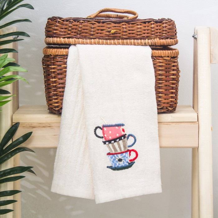 Полотенце кухонное 36х64 см "Сервиз"