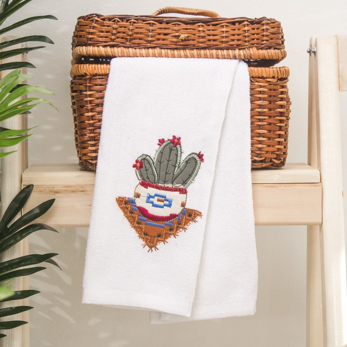 Полотенце кухонное 36х64 см "Кактус"